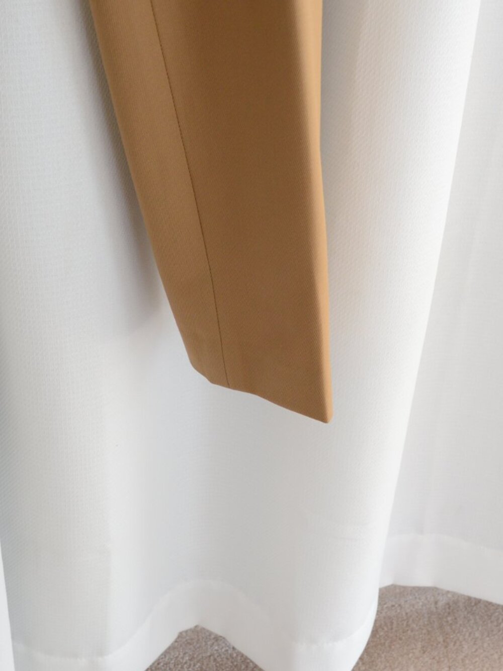 Aritzia Wilfred Tan Wool Tailored Pants Sz 10 - Picture 6 of 8